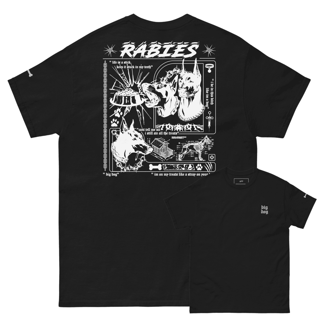 "R A B I E S" TEE