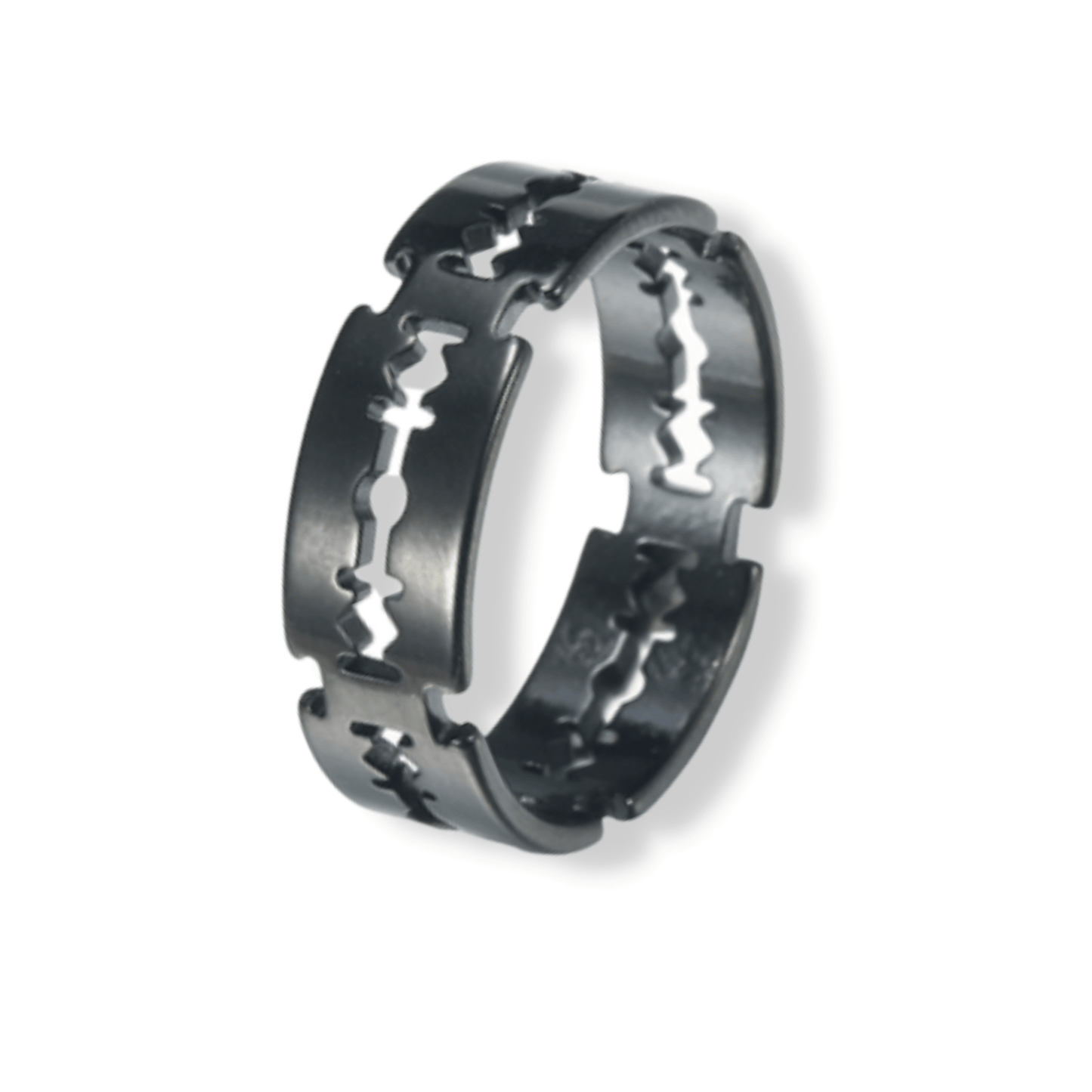 "CUT UP" ring